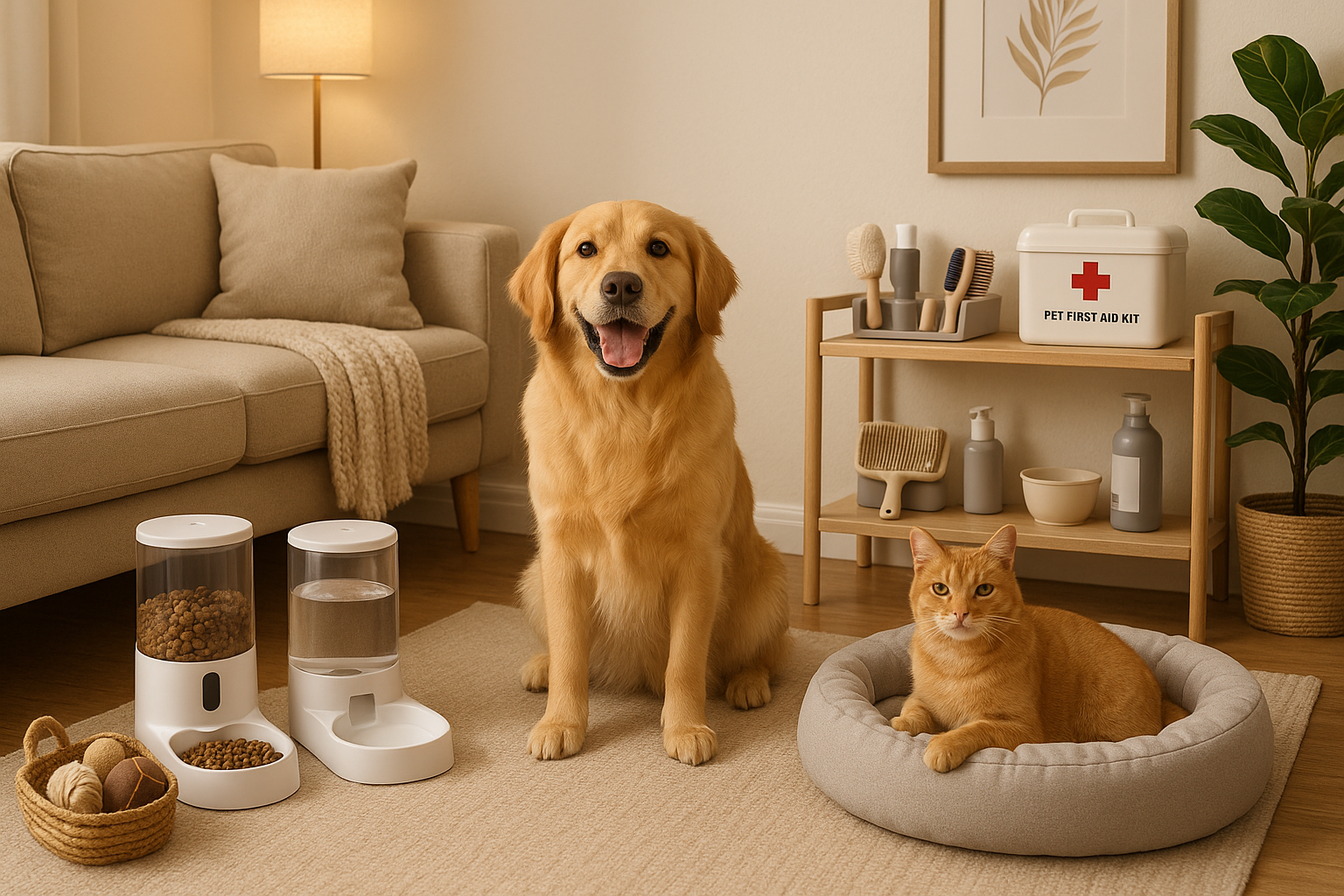 all in one convenience at home pet picture